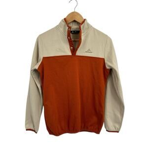 Eiger Color Blocke Tropic Warm 1/2 Snap Pullover Jacket Medium Earth Tone